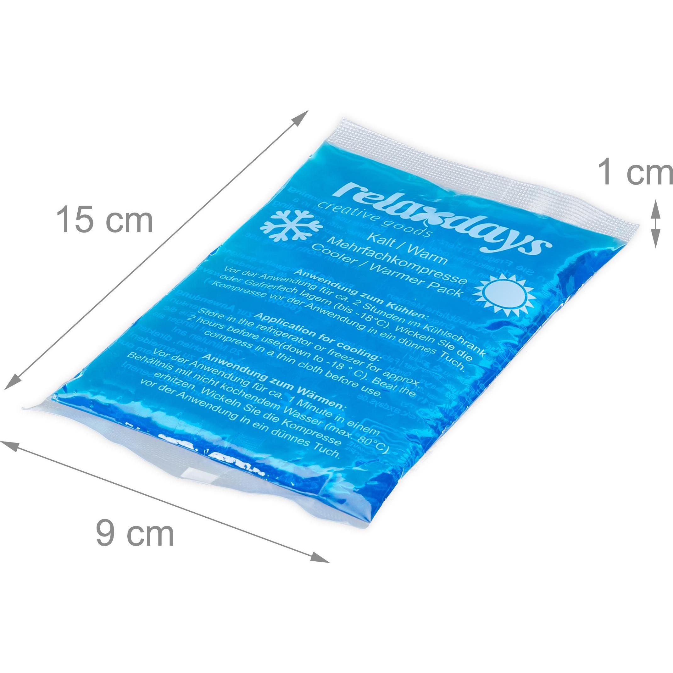 Thumbnail - Relaxdays, Muskelsalbe + Kühlpad, Kühlpad (4 x, 390 g)