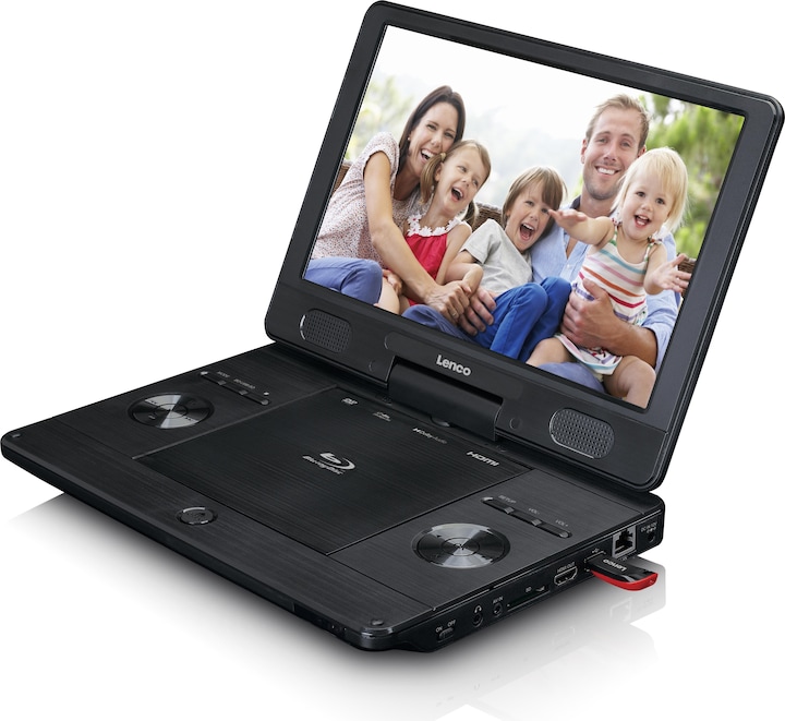 Actual product image Lenco BRP-1150BK Portable Blu-ray - DVD Player (Portable DVD player, Portable Blu-ray Player)