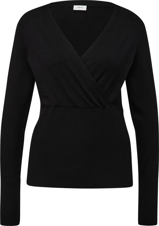 Actual product image S.Oliver Strickpullover Pullover in Wickeloptik (34)