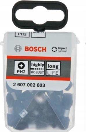 Produktbild Bosch Zubehör PRO Phillips Impact Bit, PH2, 25 mm, 25-tlg. (Bit-Adapter)
