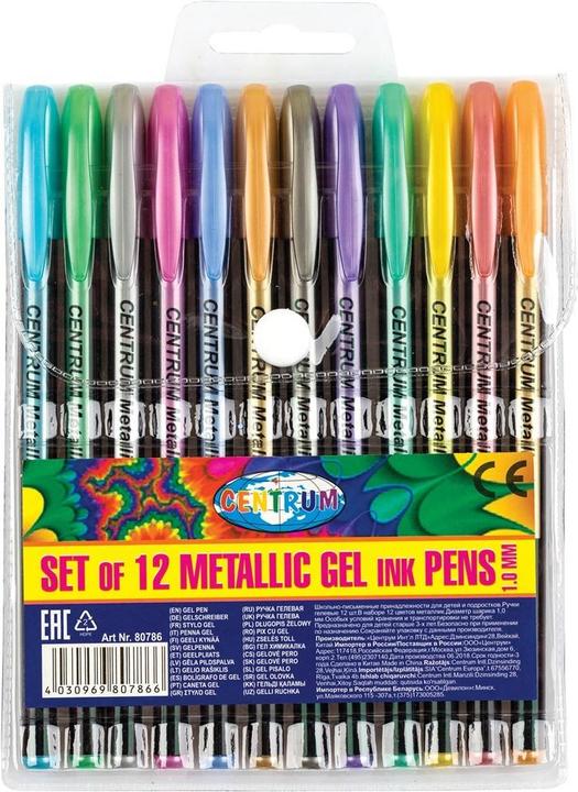 Centrum Set Gelstifte Metallic 12 Farben 80786 (12x)