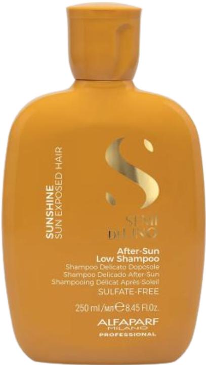 Produktbild Alfaparf Milano Semi di Lino Sunshine Sulfatfreies Shampoo After Sun Chlorine Protection Vegan Formu (250 ml, Flüssiges Shampoo)