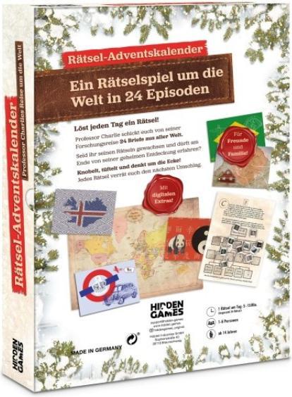 Produktbild Hidden Games Professor Charlies Reise um die Welt (Deutsch)