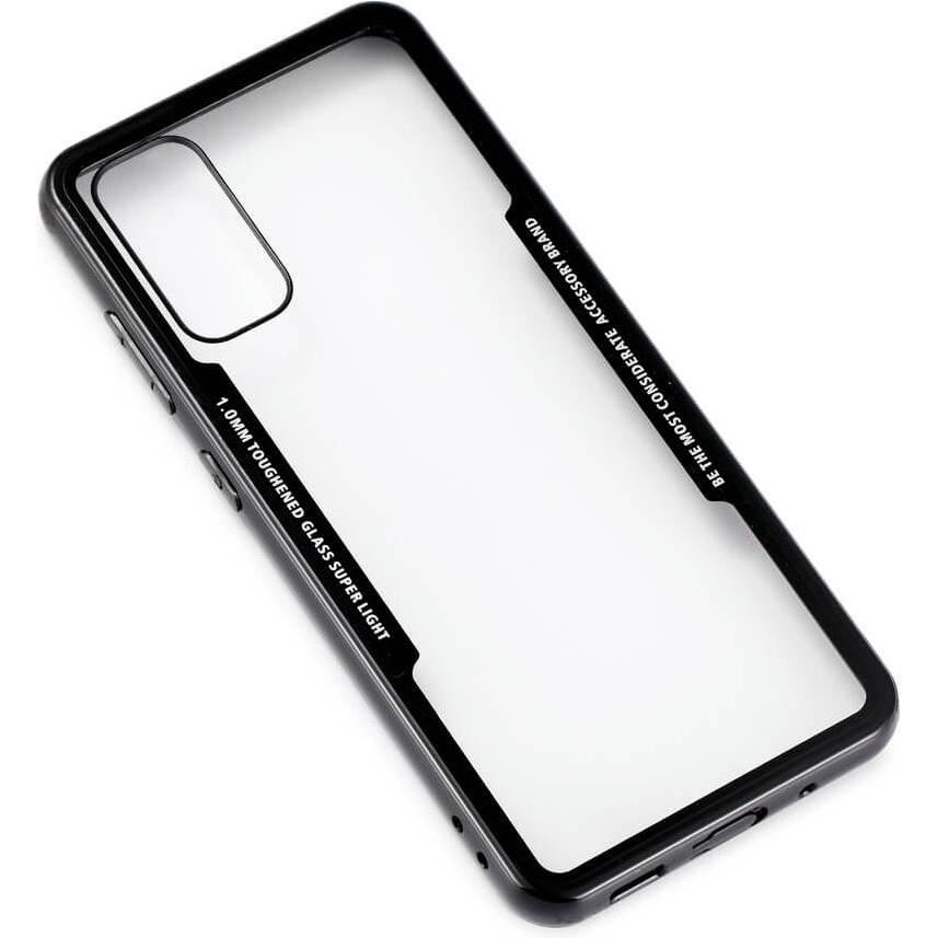 Carl GEAR Dispositivo mobile Cover Haerdet Glass Sort (Samsung Galaxy S20), Cover smartphone, Nero