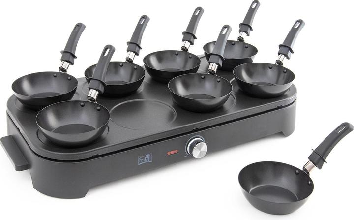 Actual product image Fritel gwp2560 gourmet-wok-flensjes 1500w 8persoons (Wok, Aluminium)
