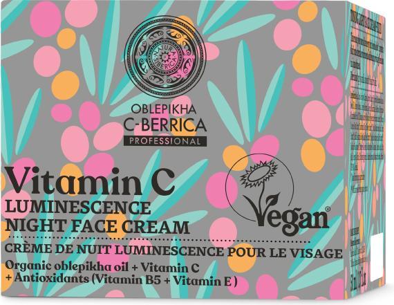 Actual product image Natura Siberica C-BERRICA Luminescence Night Face Cream 50ml (50 ml, Night cream)