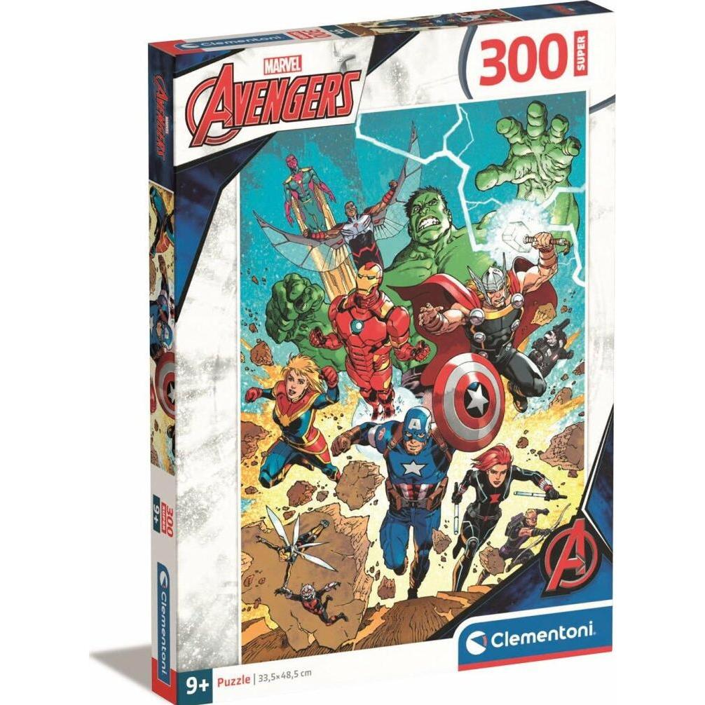 Clementoni Multicolore Marvel - Avengers - Puzzle 300P (300 Pezzi)