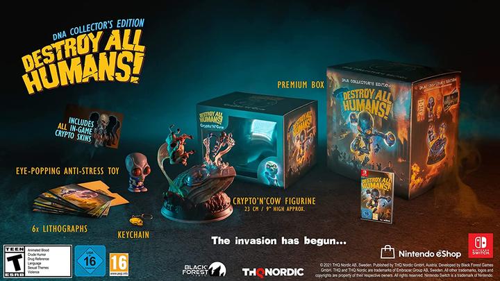 Produktbild THQ Destroy all Humans - DNA Collector's Edition (Switch, Switch Lite, Switch OLED, DE, FR, IT)
