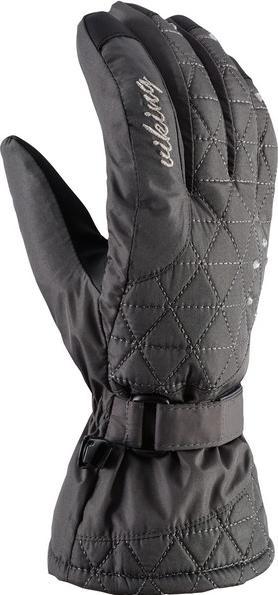 Actual product image Vikingsports VIKING Women's Winter Gloves - Hard-Shell Material - Metalic Embroidery - Burr Strap - Decorative Cr (5)