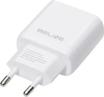 Productafbeelding Beline Ład. siec. 1x USB-C 25W + kabel USB-C biała /wit PD 3.0 BLNCW25C (25 W)