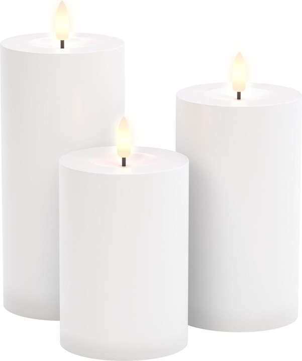 Image du produit Goobay Lot de 3 bougies LED "Outdoor (3 x)