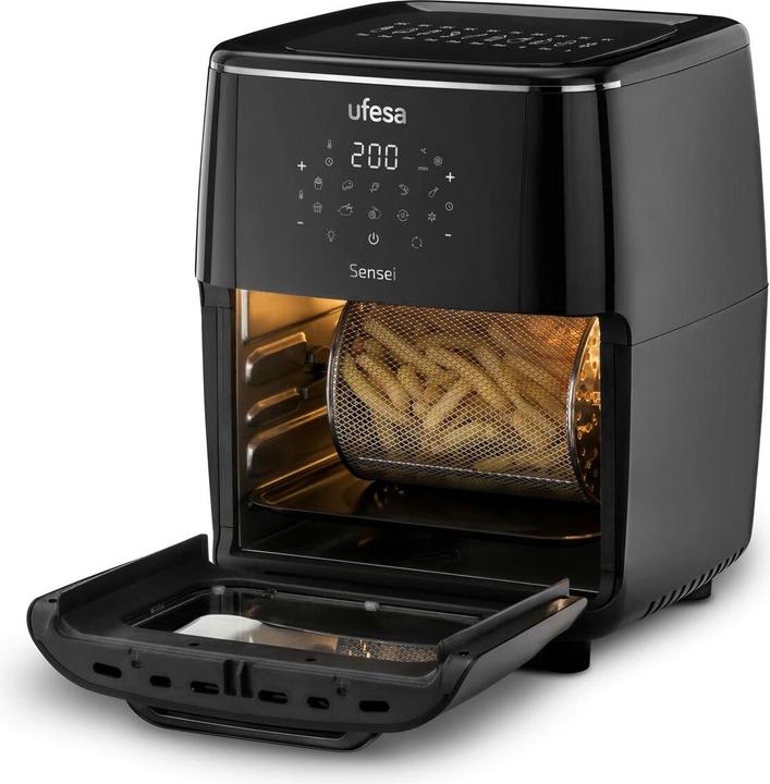 Actual product image Ufesa Air Fryer Sensei 12l W/Spin Basket Door
