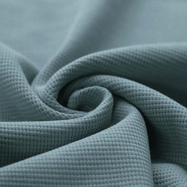 Würfel & Mütze Waffle knit jersey "old green"