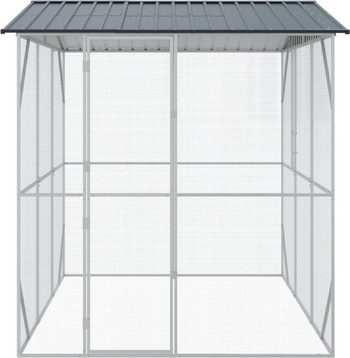 Produktbild vidaXL Voliere Anthrazit 310x227x247 cm Stahl