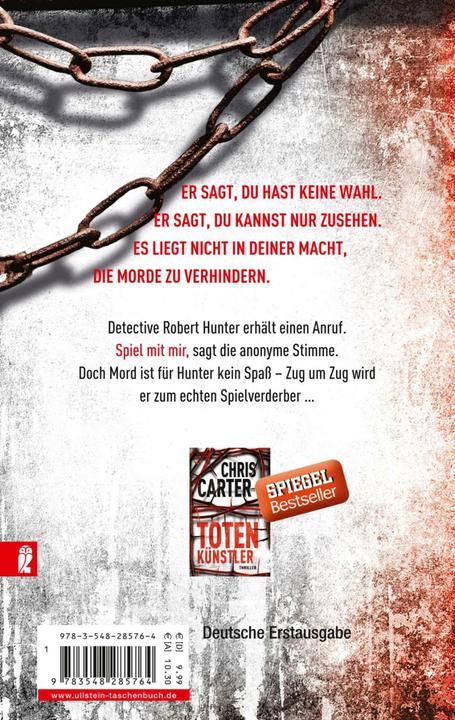 Actual product image Der Totschläger (German, Chris Carter, 2014)