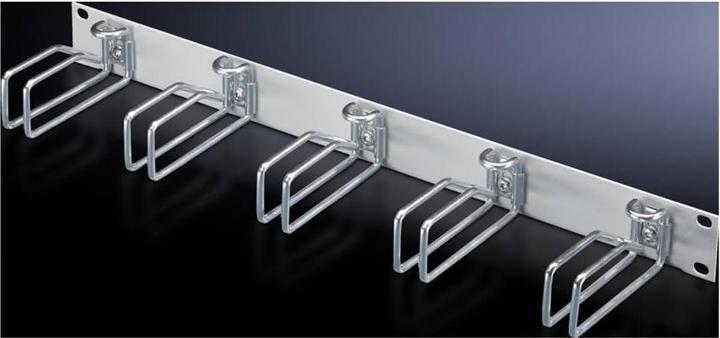 Actual product image Rittal 1U Cable Manage Panel with steel rings