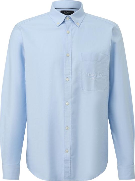 Immagine prodotto s.Oliver Hemd Regular Fit: Gestreiftes Langarmhemd aus Baumwollmix (M)