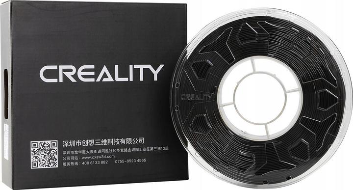 Actual product image Creality Filament CR-PLA Black, 1.75 mm, 1 kg (PLA, 1.75 mm, 1000 g, Black)
