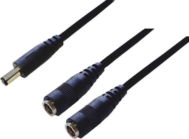 BKL Electronic 075918 Spina distributore DC a bassa tensione - Accoppiamento DC 5,5 mm 2,1 m
