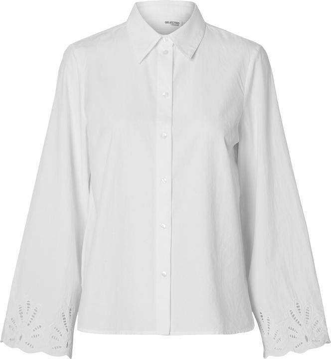 Selected Femme Slfdahlia Ls Broderi Shirt Noos