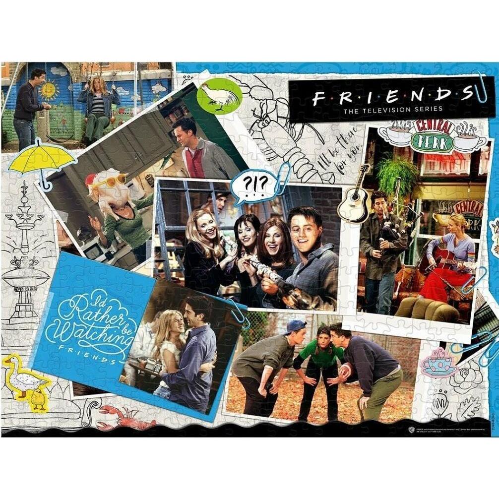 Thumbnail - Winning Moves FREUNDE 1000 es. siaurapjūklis „Friends Scrapbook“, 1000 det. (1000 Teile)