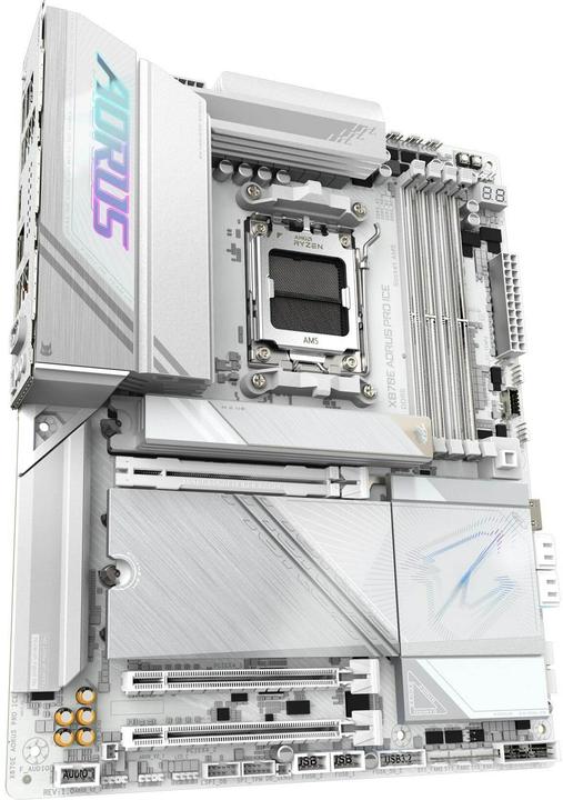 Produktbild Gigabyte X870E AORUS PRO ICE (AM5, AMD X870E, ATX)