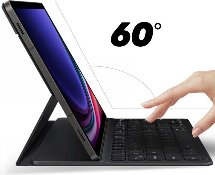 Produktbild Samsung Book Cover Keyboard Slim (Eng. Int., Galaxy Tab S9, Galaxy Tab S9 FE)