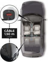 Image du produit Be Mix chargeur voiture banquette arriere 5 ports