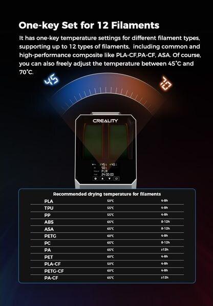 Image du produit Creality Space Dryer Pi (Accessoire)
