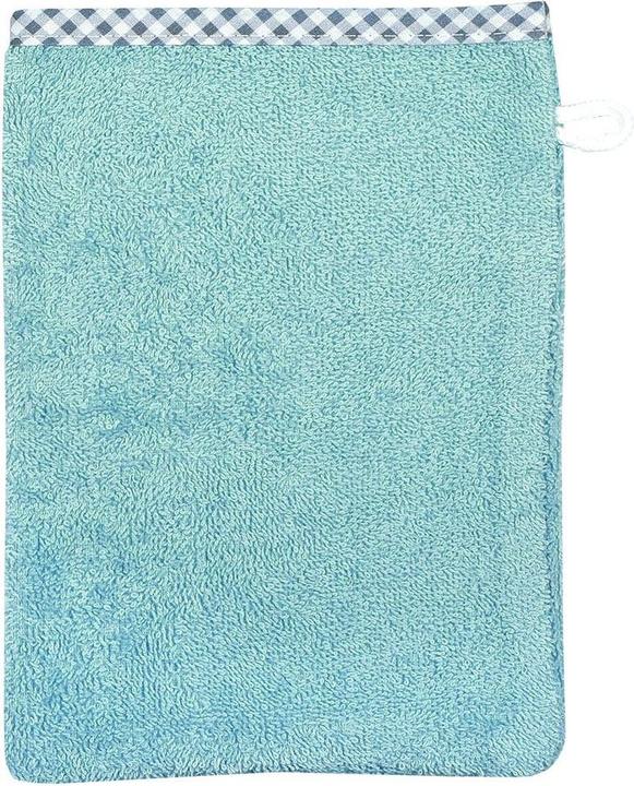 Produktbild Baby-Waschlappen & Waschhandschuhe Waschhandschuh 3er Pack - Kristallblau