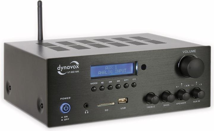 Actual product image Dynavox Stereo amplifier VT80 MK black (Amplifier)