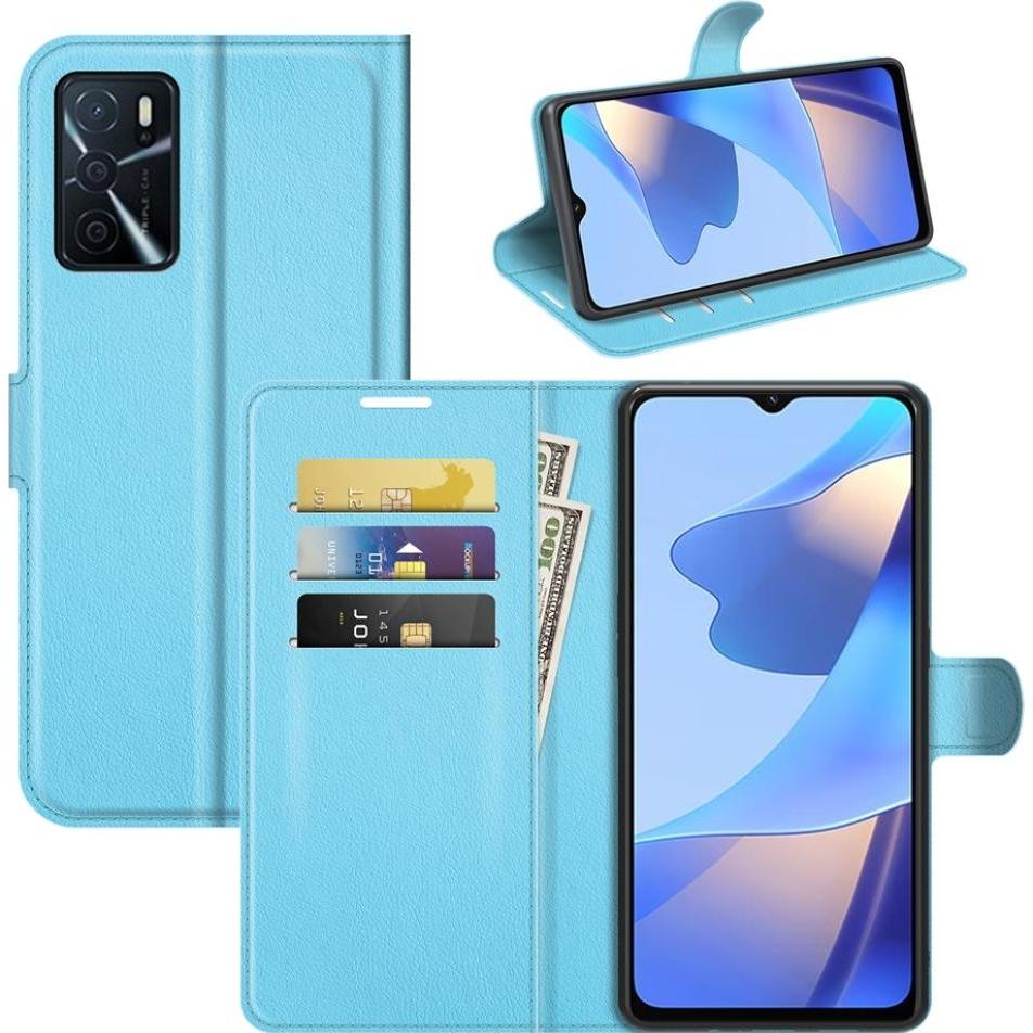 Screenguard Oppo A54s Leather Guard Lederhülle (Oppo A54s), Smartphone Hülle, Blau