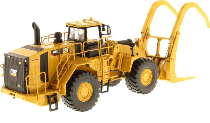 Actual product image Diecast Masters CAT 988K Wheel Loader with grapple