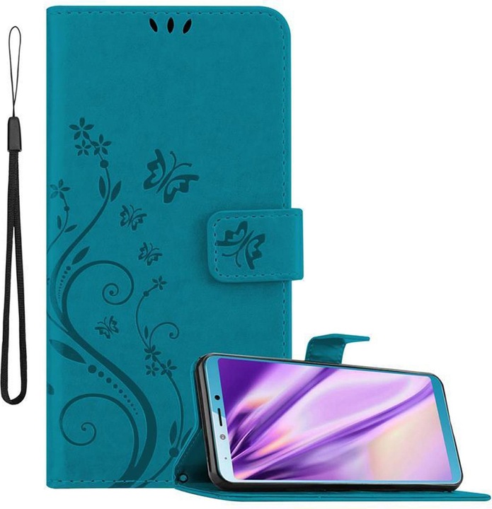 Actual product image Cadorabo Flower Book Cover (Samsung Galaxy A6s)