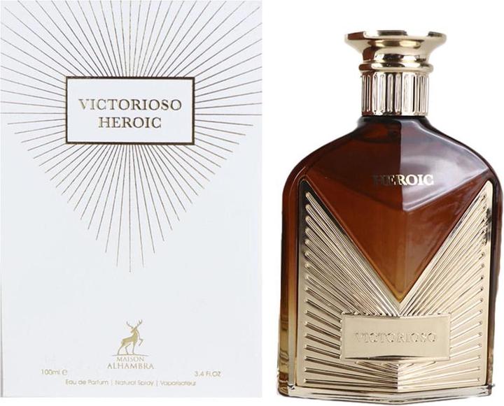 Actual product image Maison Alhambra Victorioso Heroic For Men Eau De Parfum Spray 3.4 Ounce (Eau de parfum, 100 ml)