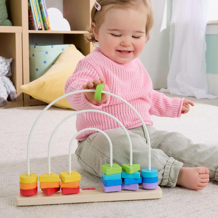 Actual product image Fisher-Price Regenbogen-Motorikschleife aus Holz