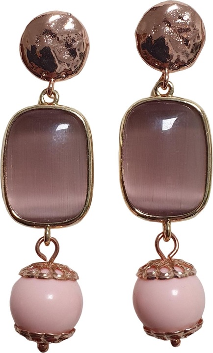 L'Officiel Orecchino a buco rosa