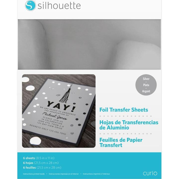 Produktbild Silhouette Transferfolie silber