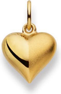 Image du produit Muau Pendant heart yellow gold 750, 15x10mm (Or jaune 750/18K)