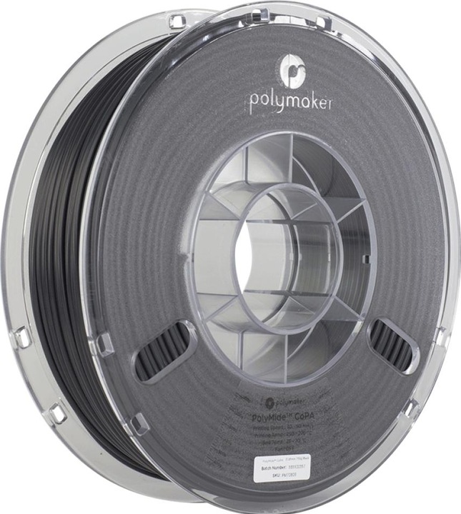 Produktbild Polymaker PolyMide CoPa V2 - Black - 2.85mm (Nylon, 2.85 mm, 750 g, Schwarz)