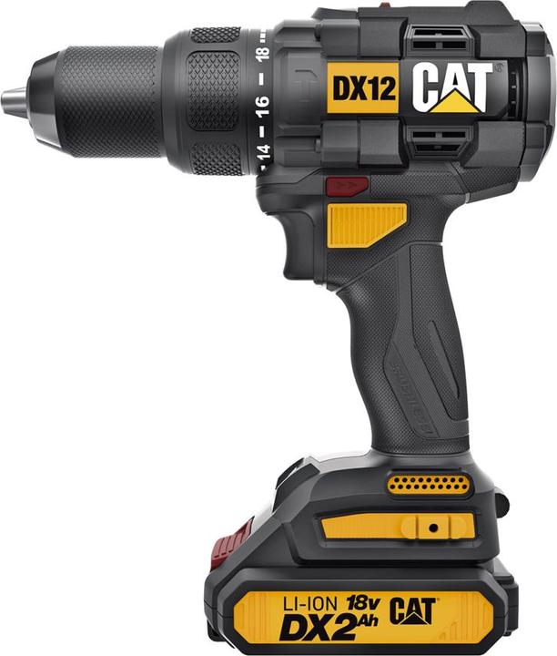 Actual product image Cat DX12 drill 2000 RPM Black (Rechargeable battery operated)