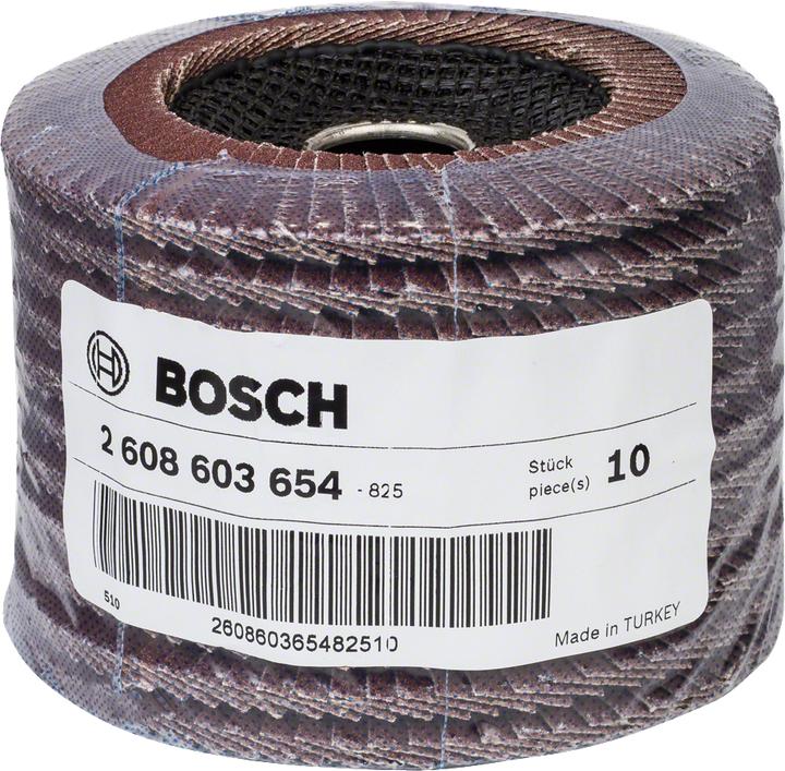 Produktbild Bosch Professional Zubehör Fächerschleifscheibe X431 Standard for Metal, gewinkelt, 115 mm, 22,23 mm, 80 (80)