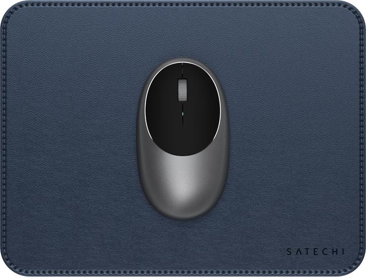 Actual product image Satechi Vegan-Leather Premium Mouse Pad Blue