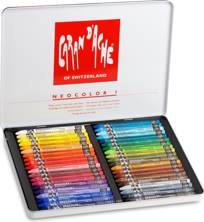 Actual product image Caran d'Ache Neocolor I Metallschachtel (Multicoloured, 40 x)