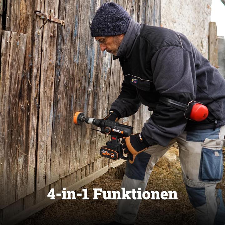 Immagine prodotto Worx Martello rotante a batteria WX381.9, senza batteria e caricabatterie