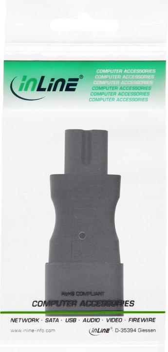 Immagine prodotto InLine Adattatore di rete IEC 60320 C14 / C7 (C7, C14, C14, C7)