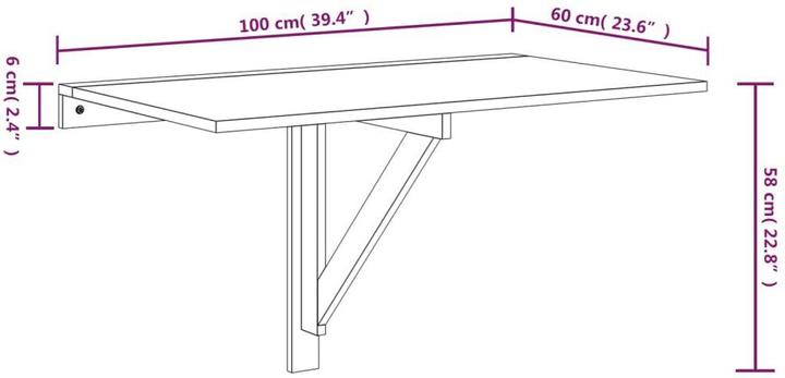 Produktbild vidaXL Ariel (100 x 60 x 56 cm)