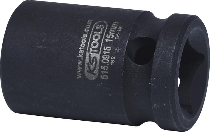 Actual product image KS Tools 1/2" power socket short (15 mm)
