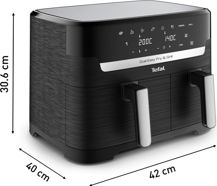 Image du produit Tefal Dual Easy Fry & Grill EY905N