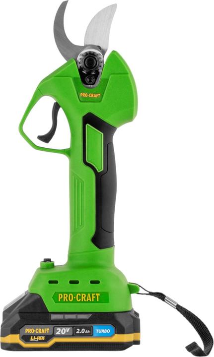 Produktbild Procraft ES25Li Akku Astschere Gartenschere 20 V 25 mm + 1x Akku 2,0 Ah + Ladegerät